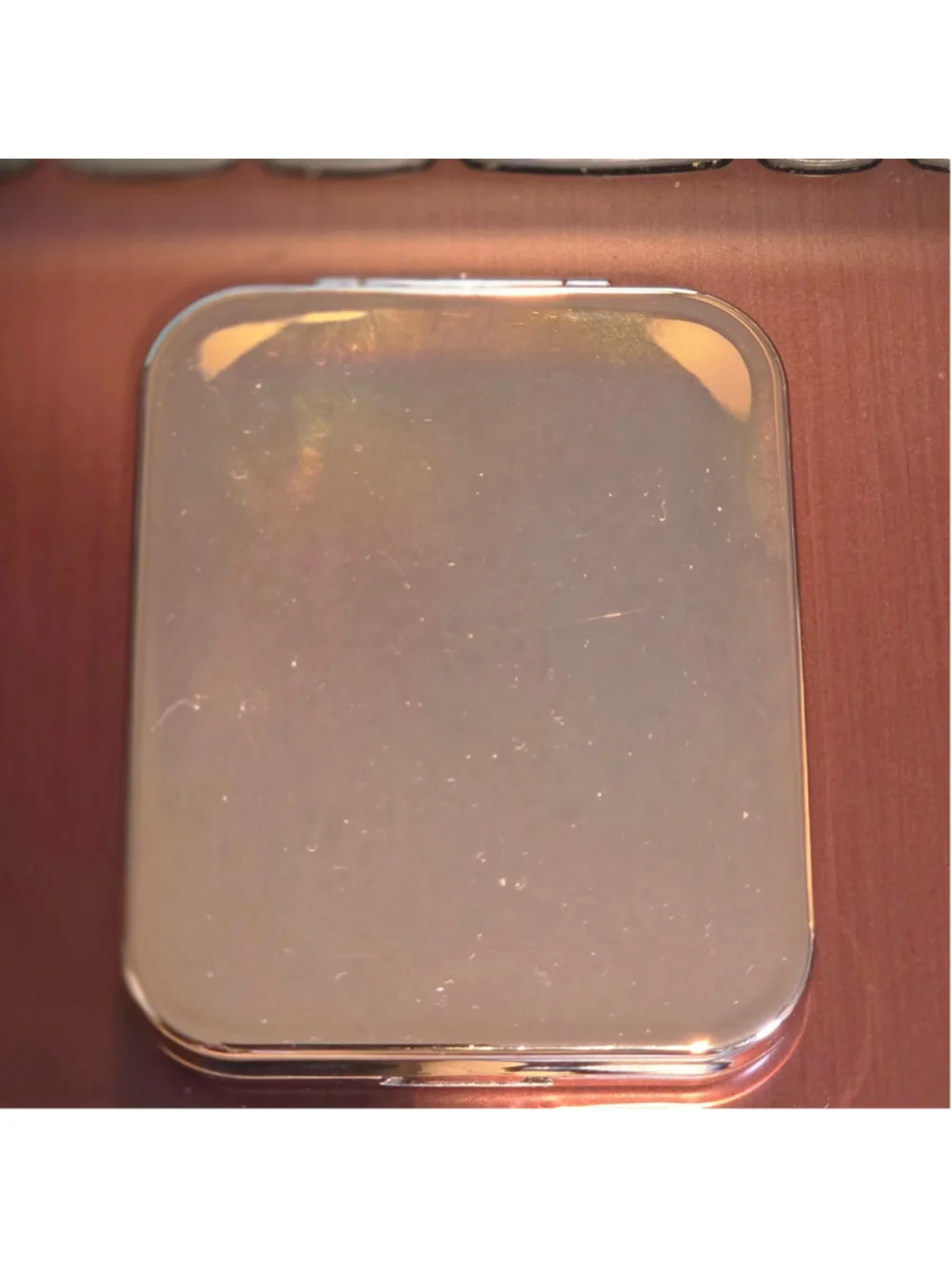 Unbranded Rose Gold Compact Vanity Mirror, One Size